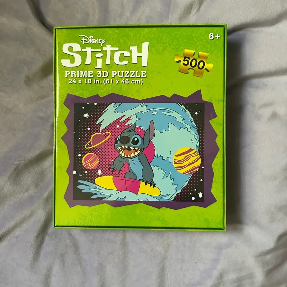 Prime 3D Disney Stitch - 500 Piece 3D Puzzle #1 - Picture 3 of 3